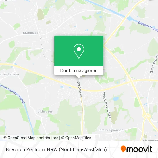 Brechten Zentrum Karte