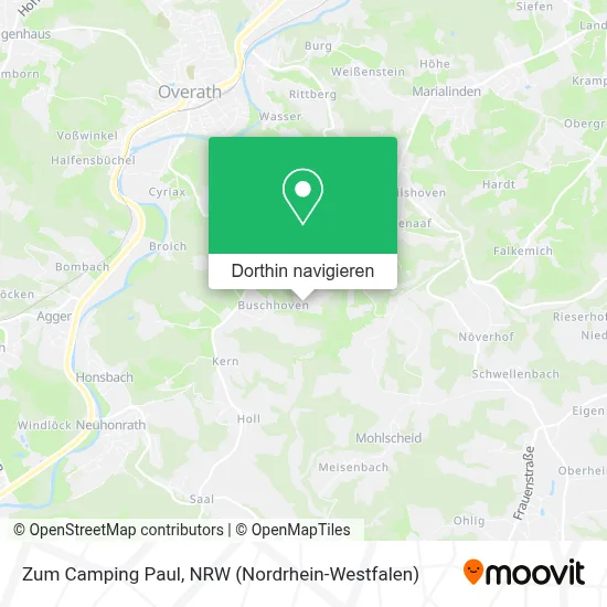 Zum Camping Paul Karte