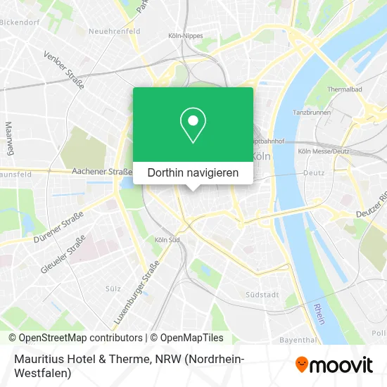 Mauritius Hotel & Therme Karte