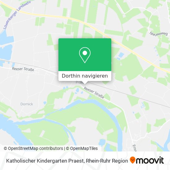 Katholischer Kindergarten Praest Karte