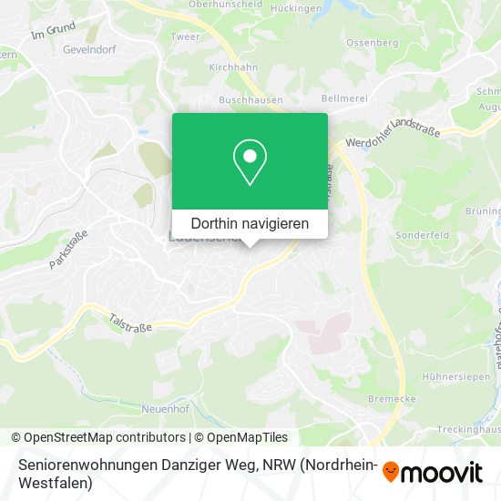 Seniorenwohnungen Danziger Weg Karte