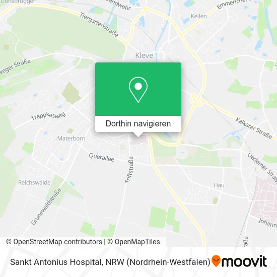 Sankt Antonius Hospital Karte