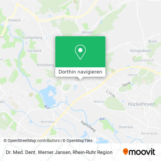 Dr. Med. Dent. Werner Jansen Karte
