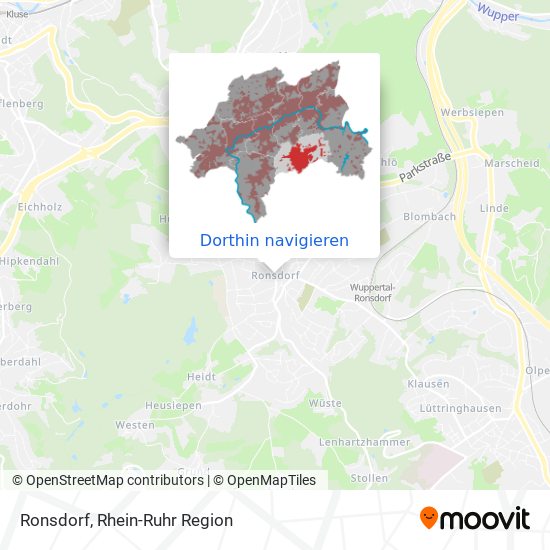 Ronsdorf Karte