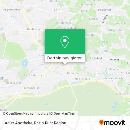 Adler Apotheke Karte