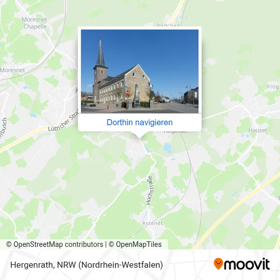Hergenrath Karte