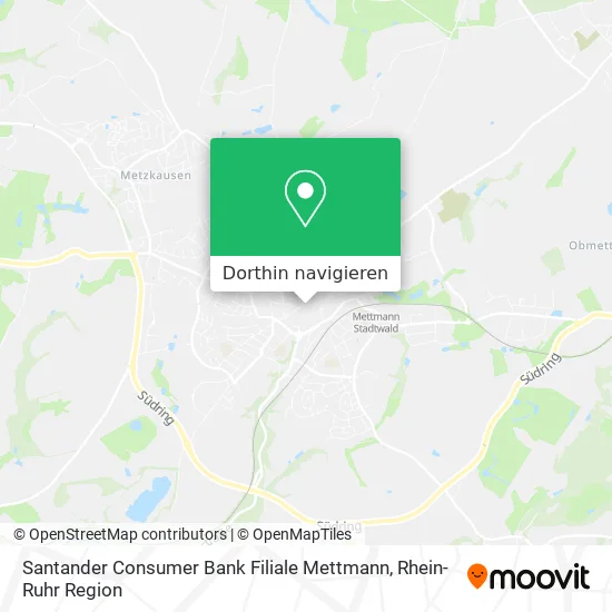Santander Consumer Bank Filiale Mettmann Karte