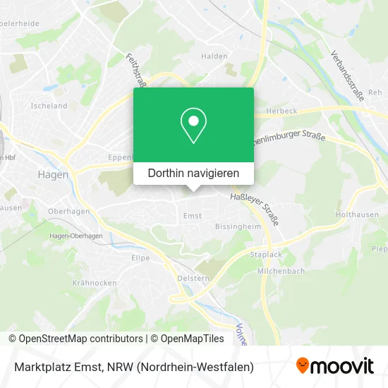 Marktplatz Emst Karte