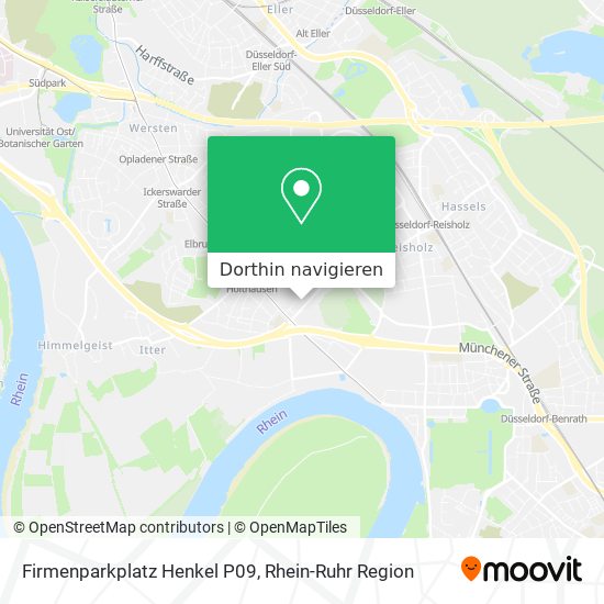 Firmenparkplatz Henkel P09 Karte