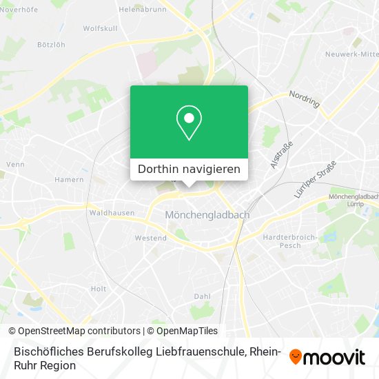 Bischöfliches Berufskolleg Liebfrauenschule Karte