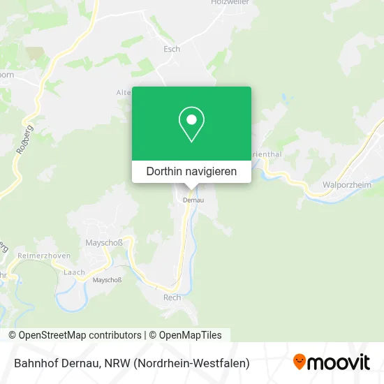 Bahnhof Dernau Karte