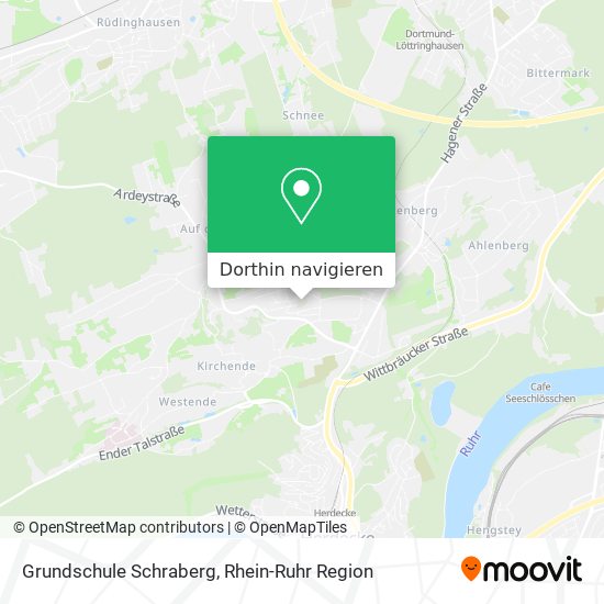 Grundschule Schraberg Karte