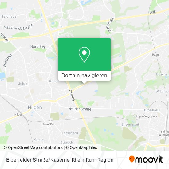 Elberfelder Straße/Kaserne Karte