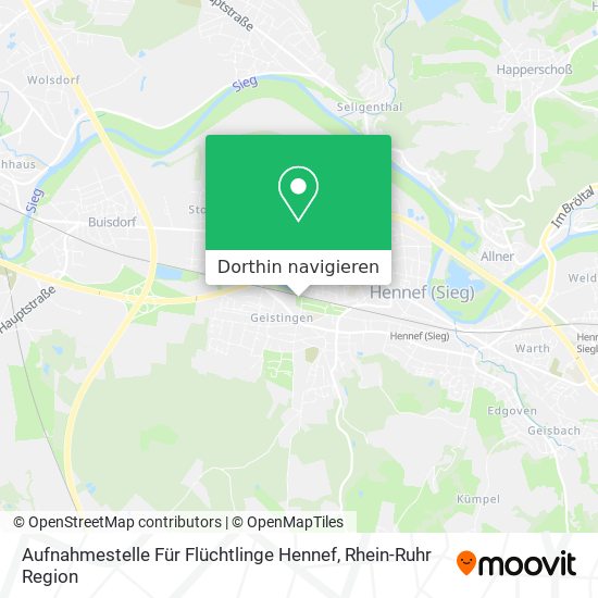 Aufnahmestelle Für Flüchtlinge Hennef Karte