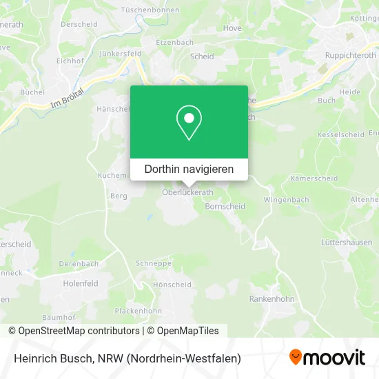 Heinrich Busch Karte