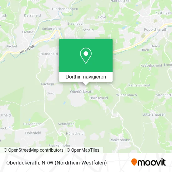 Oberlückerath Karte