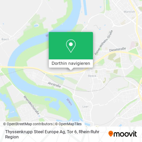 Thyssenkrupp Steel Europe Ag, Tor 6 Karte