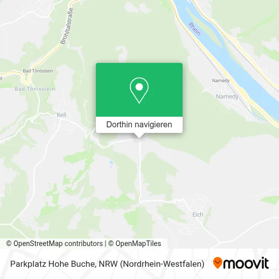 Parkplatz Hohe Buche Karte