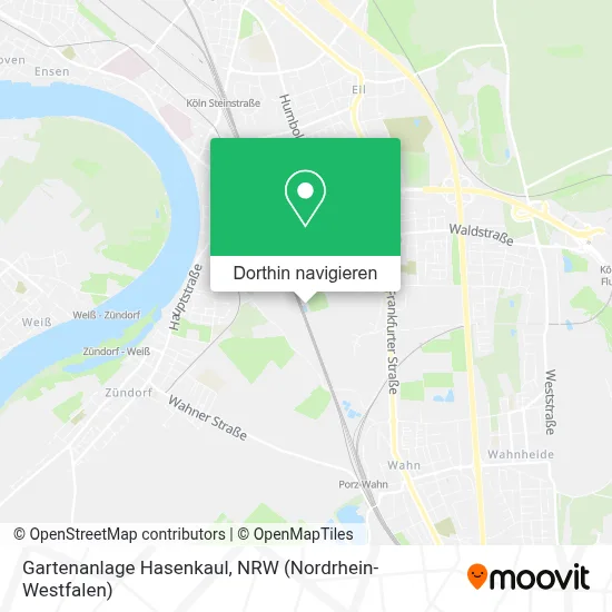 Gartenanlage Hasenkaul Karte