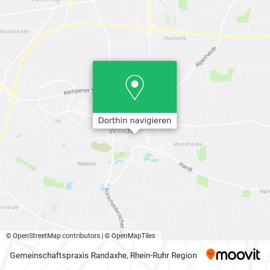 Gemeinschaftspraxis Randaxhe Karte