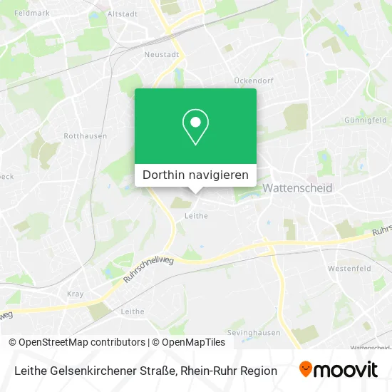 Leithe Gelsenkirchener Straße Karte