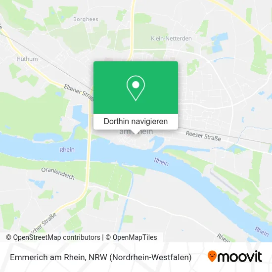 Emmerich am Rhein Karte