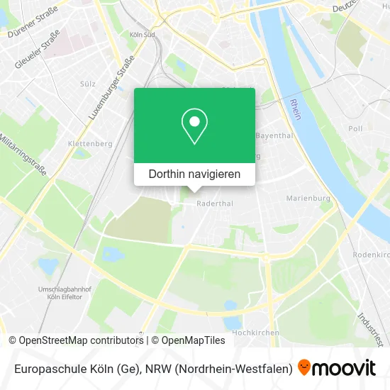 Europaschule Köln (Ge) Karte