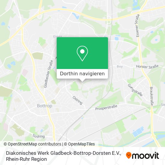 Diakonisches Werk Gladbeck-Bottrop-Dorsten E.V. Karte