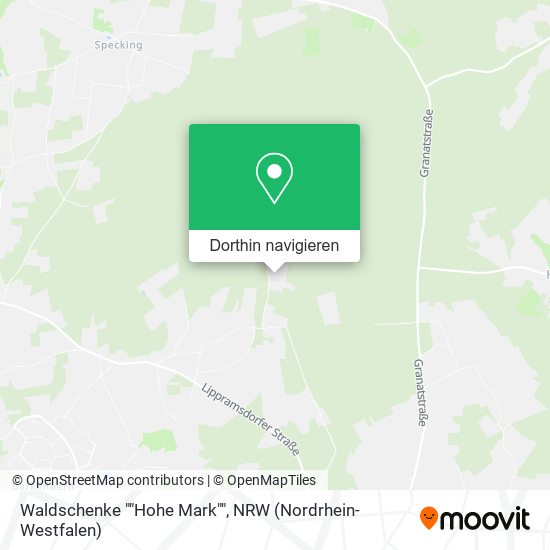 Waldschenke ""Hohe Mark"" Karte