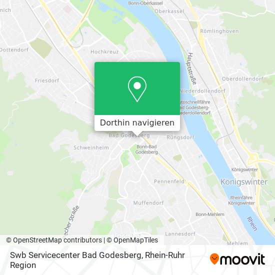 Swb Servicecenter Bad Godesberg Karte