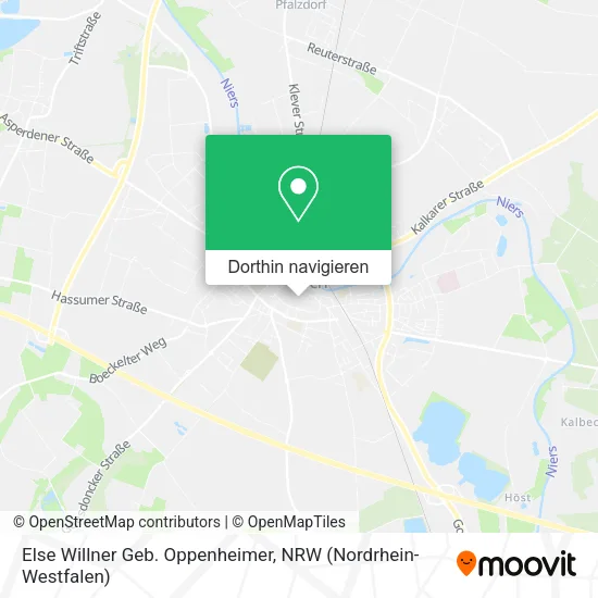 Else Willner Geb. Oppenheimer Karte