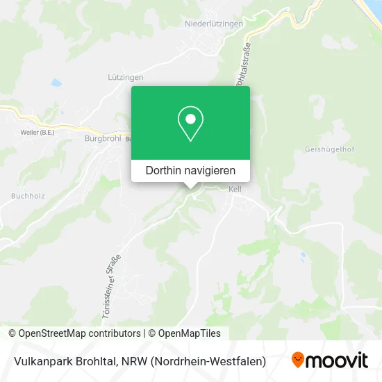 Vulkanpark Brohltal Karte