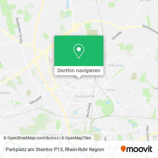 Parkplatz am Steintor P13 Karte
