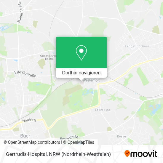 Gertrudis-Hospital Karte