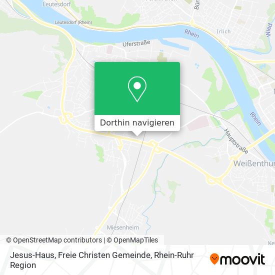 Jesus-Haus, Freie Christen Gemeinde Karte