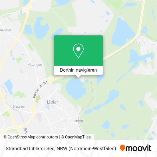 Strandbad Liblarer See Karte