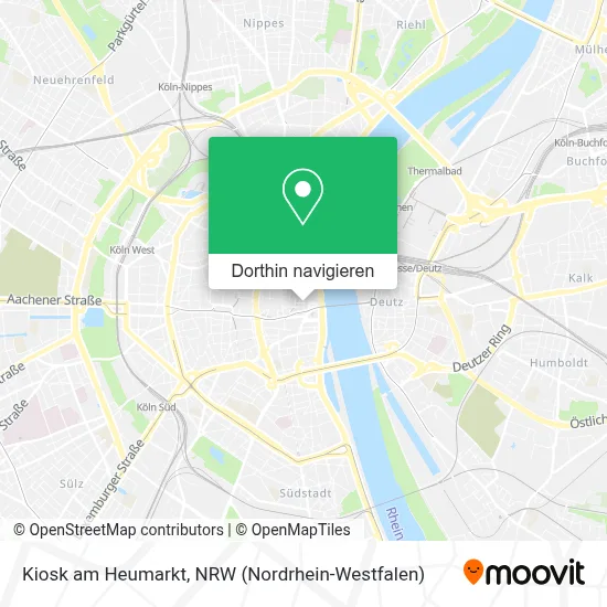 Kiosk am Heumarkt Karte