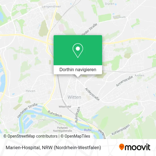 Marien-Hospital Karte