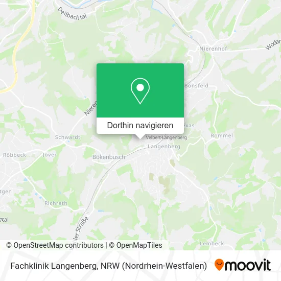Fachklinik Langenberg Karte