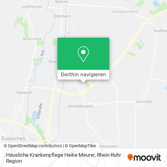 Häusliche Krankenpflege Heike Meurer Karte