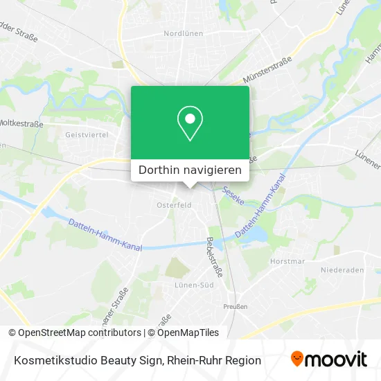 Kosmetikstudio Beauty Sign Karte