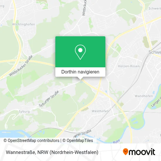 Wannestraße Karte