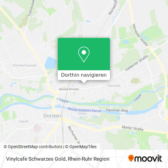 Vinylcafe Schwarzes Gold Karte