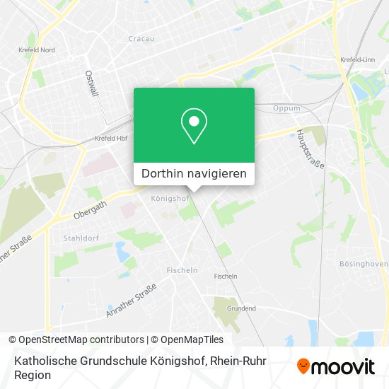 Katholische Grundschule Königshof Karte