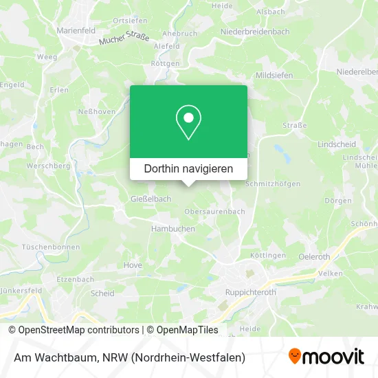 Am Wachtbaum Karte