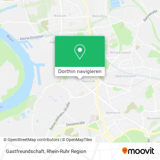 Gastfreundschaft Karte