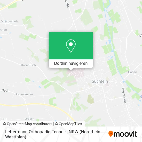 Lettermann Orthopädie-Technik Karte