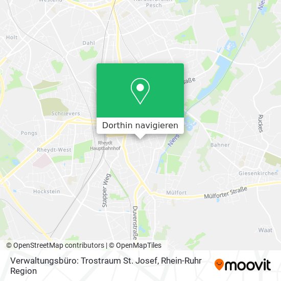 Verwaltungsbüro: Trostraum St. Josef Karte