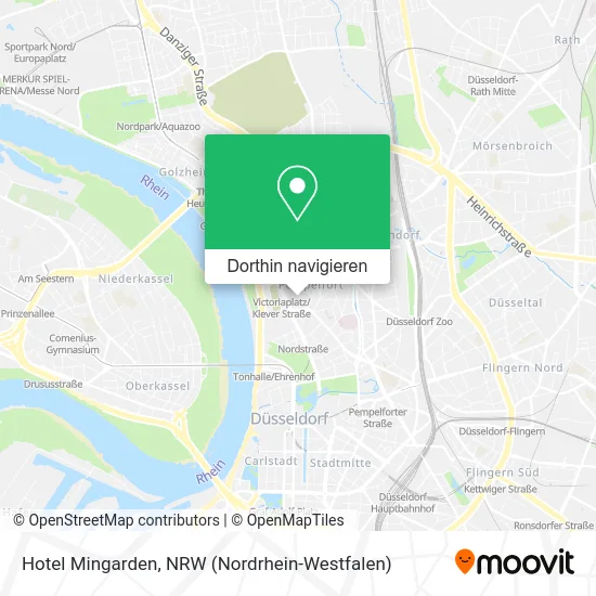 Hotel Mingarden Karte