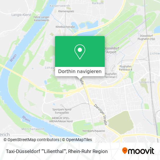 Taxi-Düsseldorf ""Lilienthal"" Karte